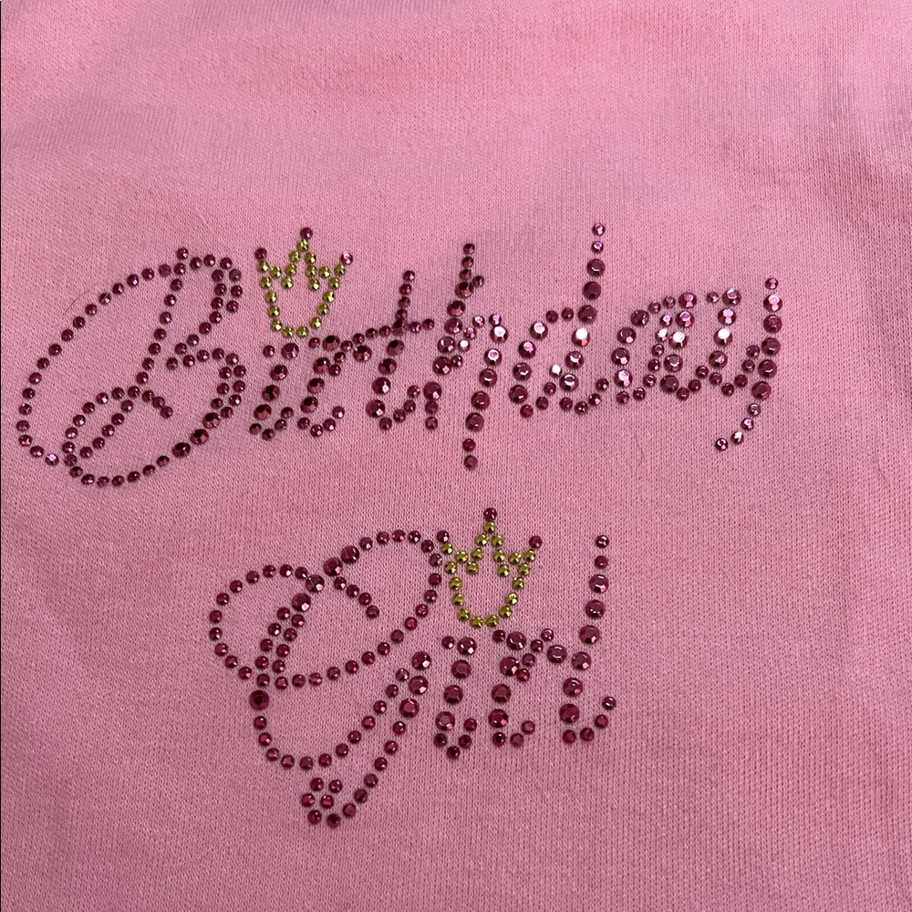 Pink Birthday Girl Shirt